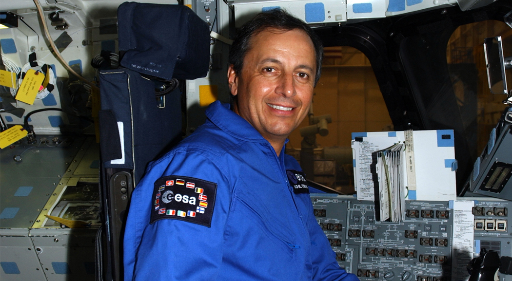 Michel Tognini during training in Houston (ESA)